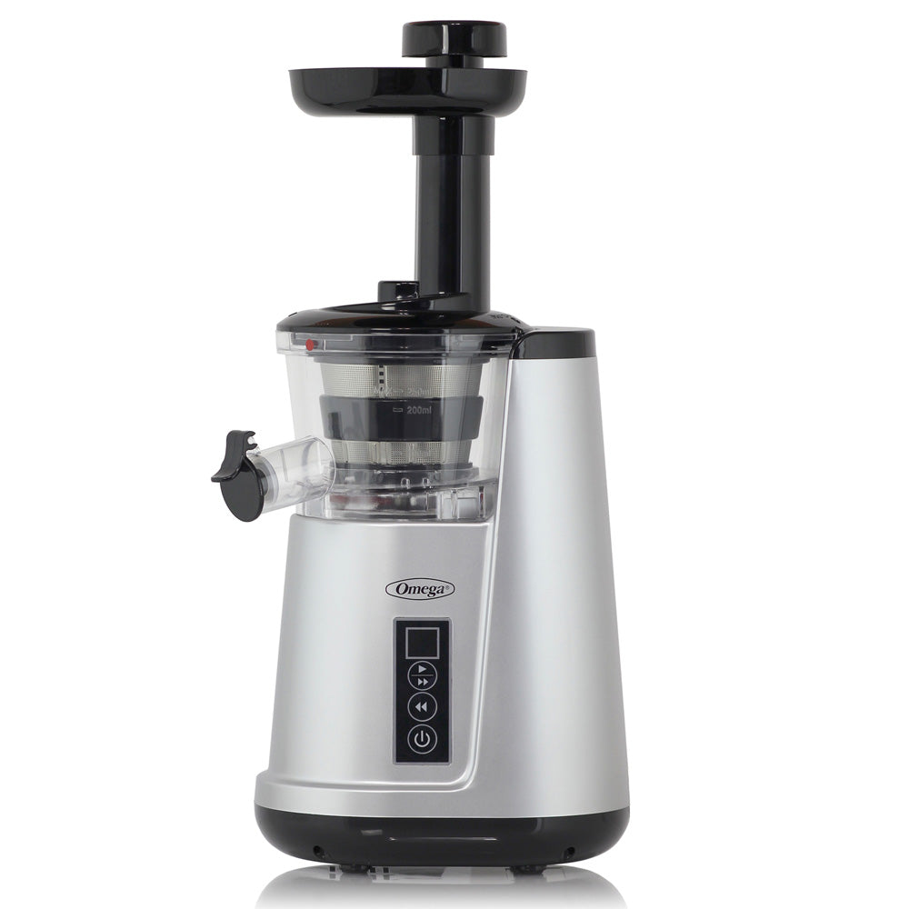 JC3000SV13 Omega Cold Press 365 Vertical Masticating Juicer, 3-Stage Auger, 120 Watts, Silver