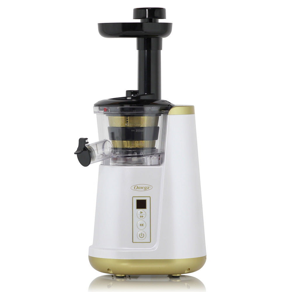 JC3000WH13 Omega Cold Press 365 Vertical Masticating Juicer, 3 Stage Auger, 120 Watts, White