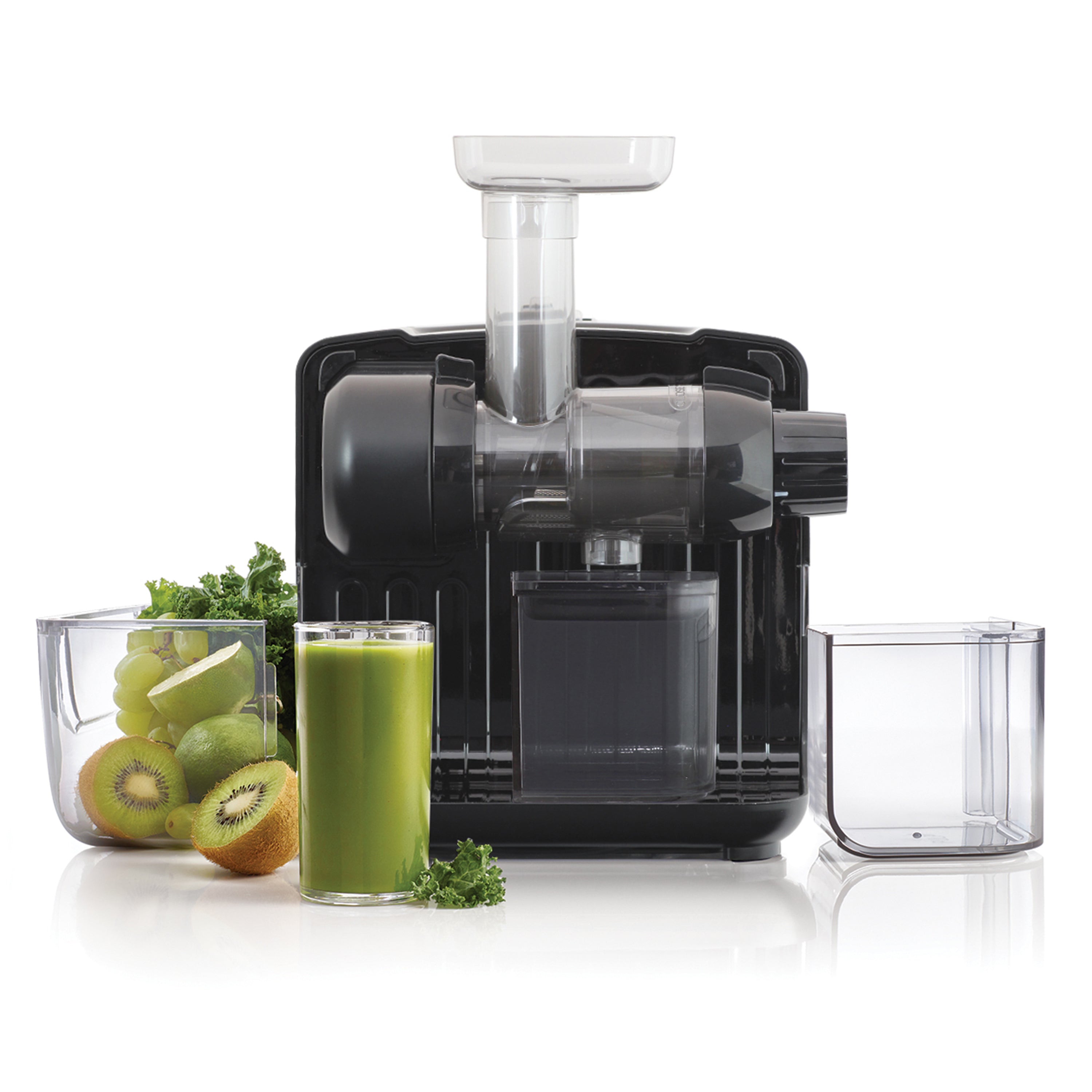 JCUBE2MB13 Omega® Cold Press 365® Masticating Slow Juicer with On-Board Storage, Matte Black