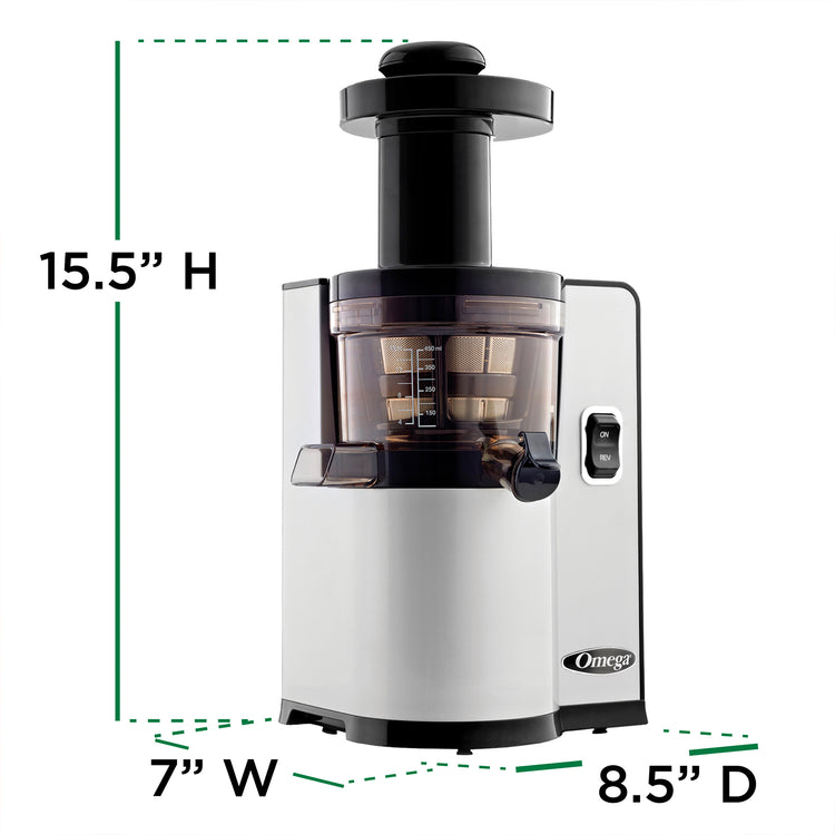 Omega VSJ843QS 43 RPM Vertical Square Low-Speed Juicer – Omega Juicers