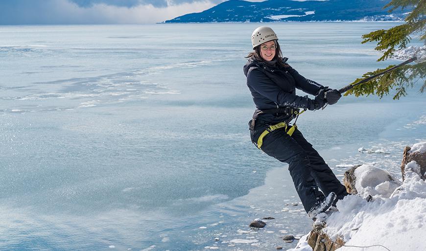 Essayez la Via Ferrata hivernale pour la Saint-Valentin