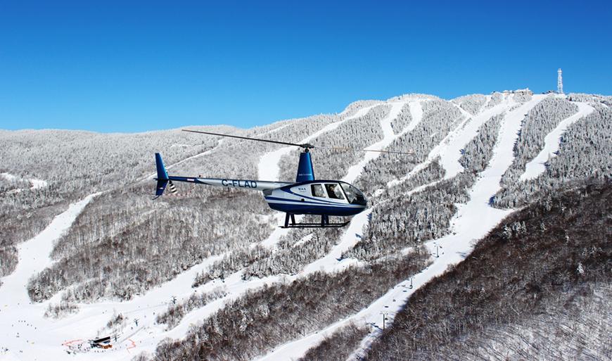 Voyez les Laurentides du haut des airs pour la Saint-Valentin