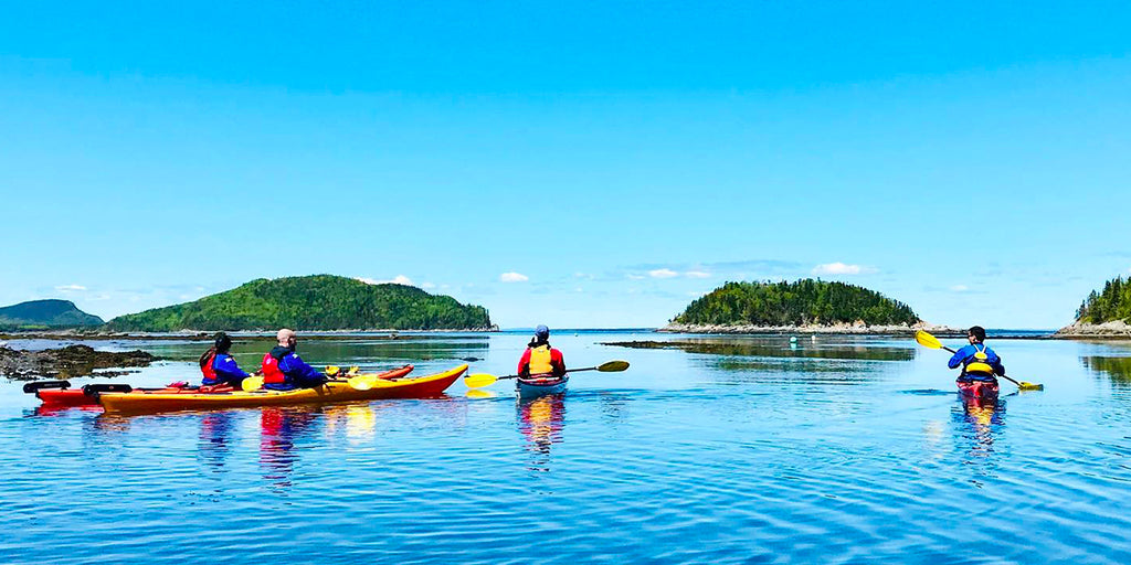 sensations fortes adrénaline kayak de mer rivière quebec fleuve st-laurent