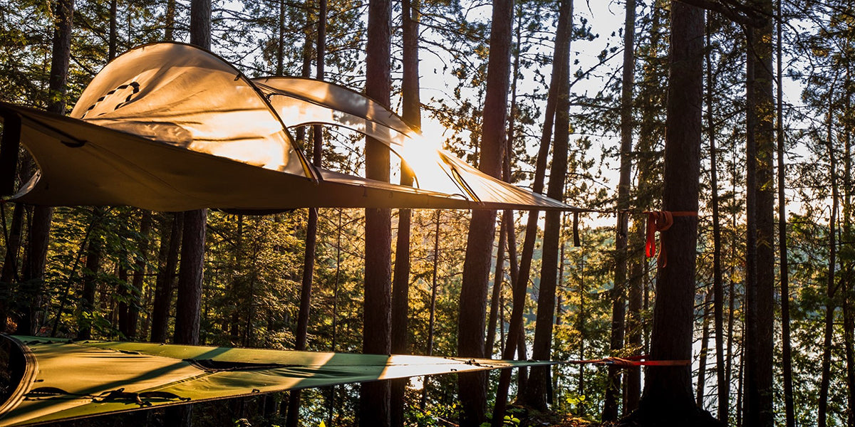 Camping sauvage & Glamping - Du camping en tente suspendue