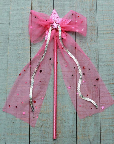 Wand Tulle Bow Star