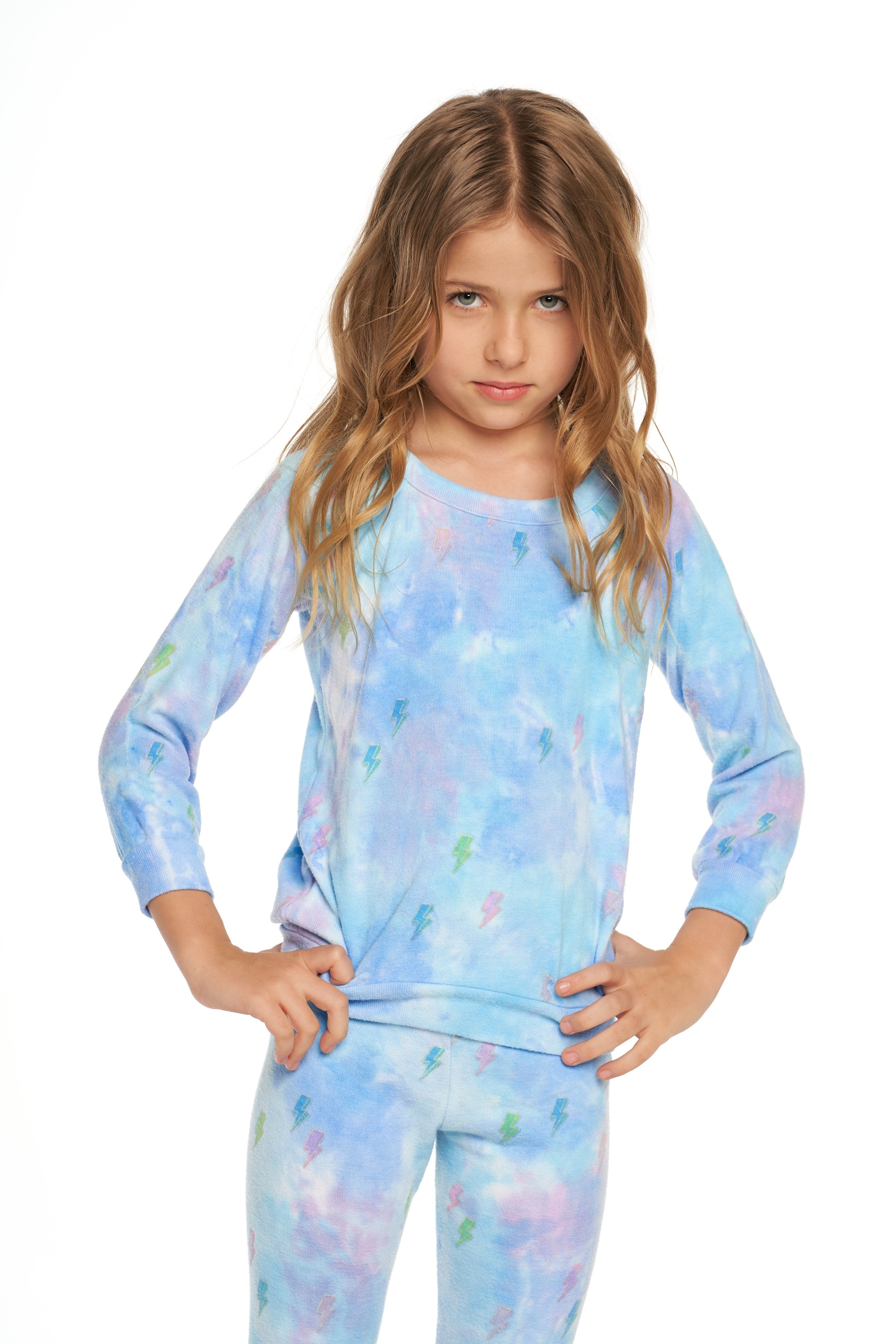 Tie Dye Bolt Pullover