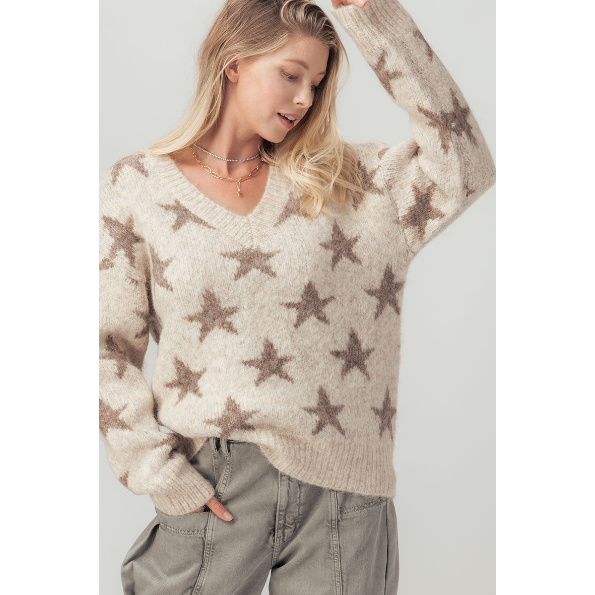 Star Knit Sweater