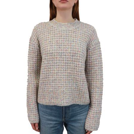 Waffle Stitch Crew Neck