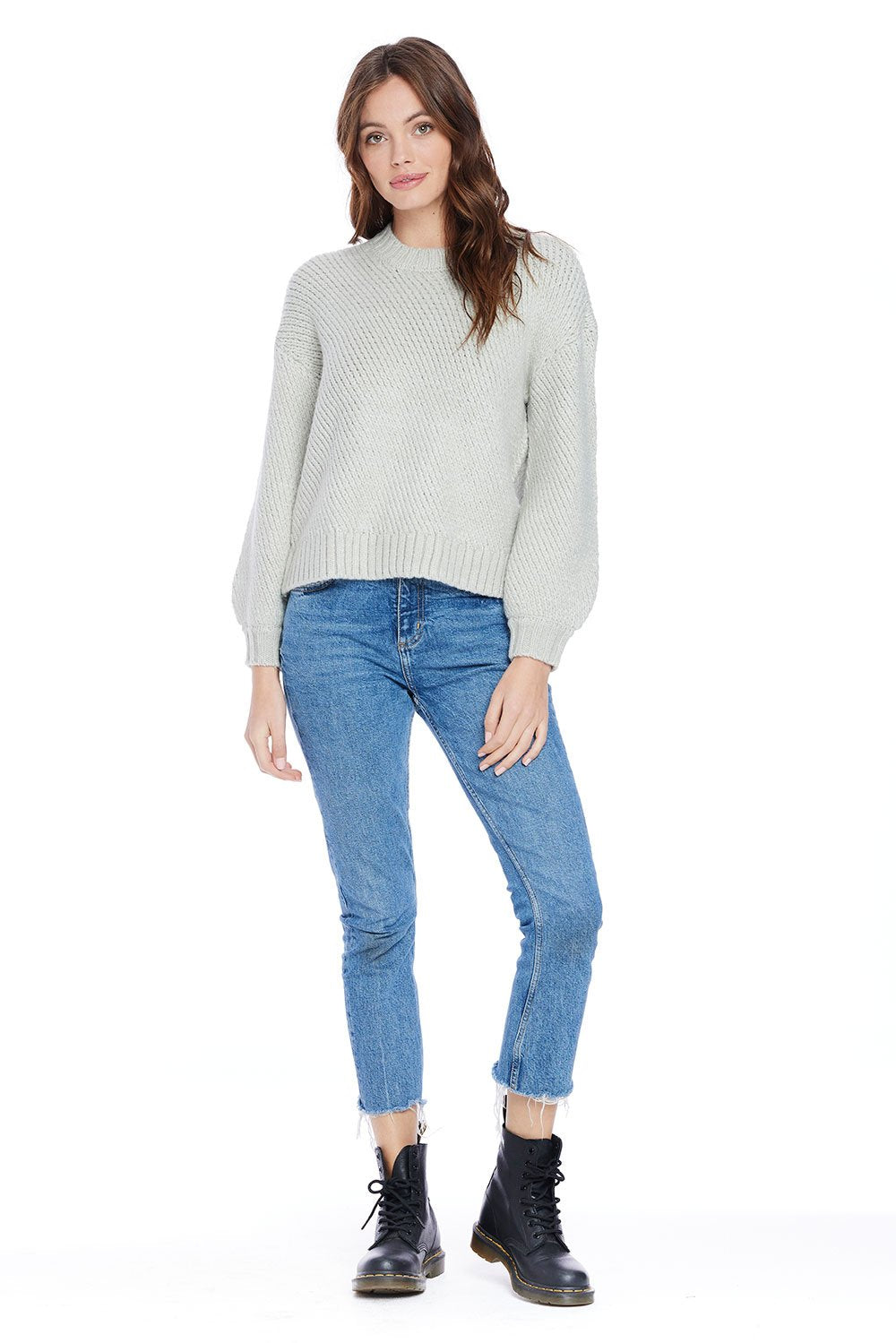 Sage Crew Neck Sweater