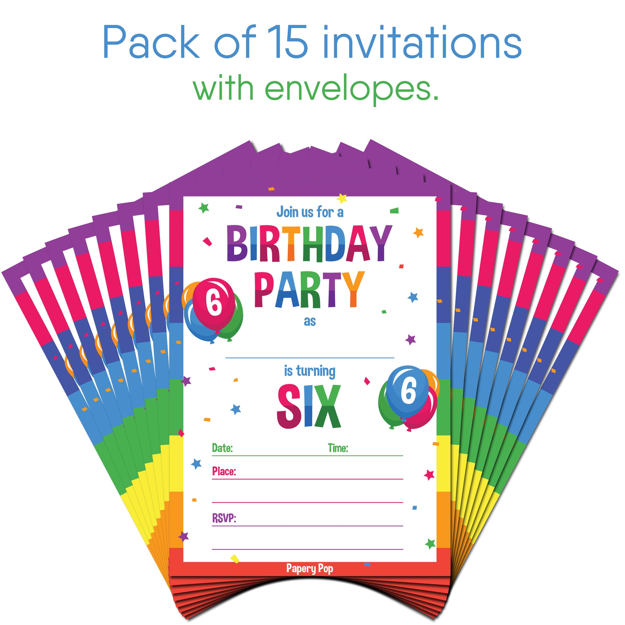 6-year-old-birthday-party-invitations-with-envelopes-15-count-kids