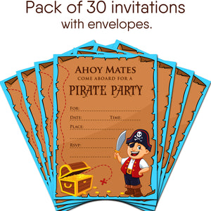 pirate party invitation ideas