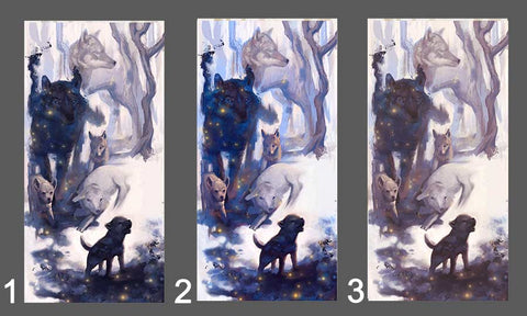 final color thumbnails for Call of Destiny painting