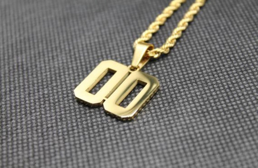 number 11 gold chain