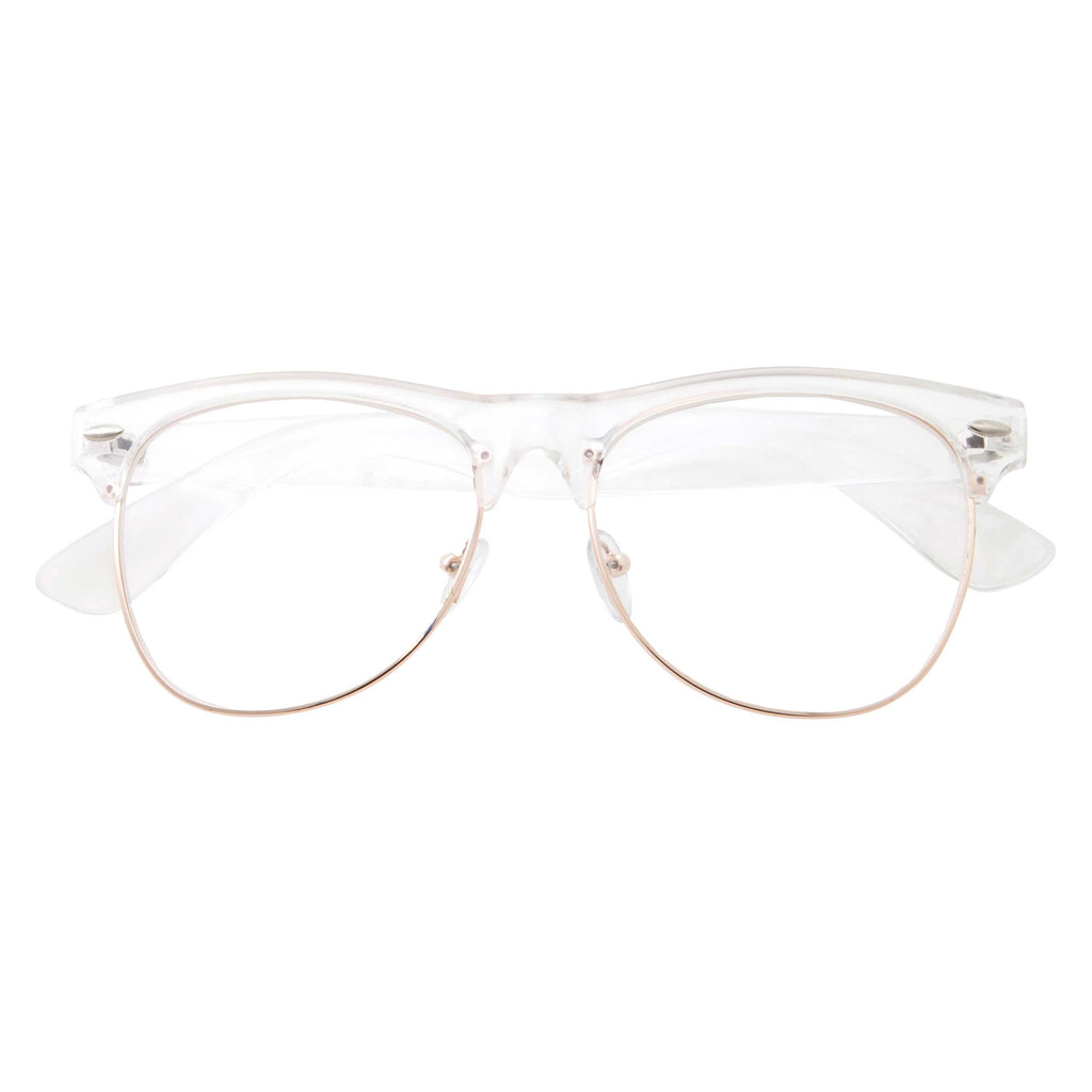 transparent plastic glasses frames