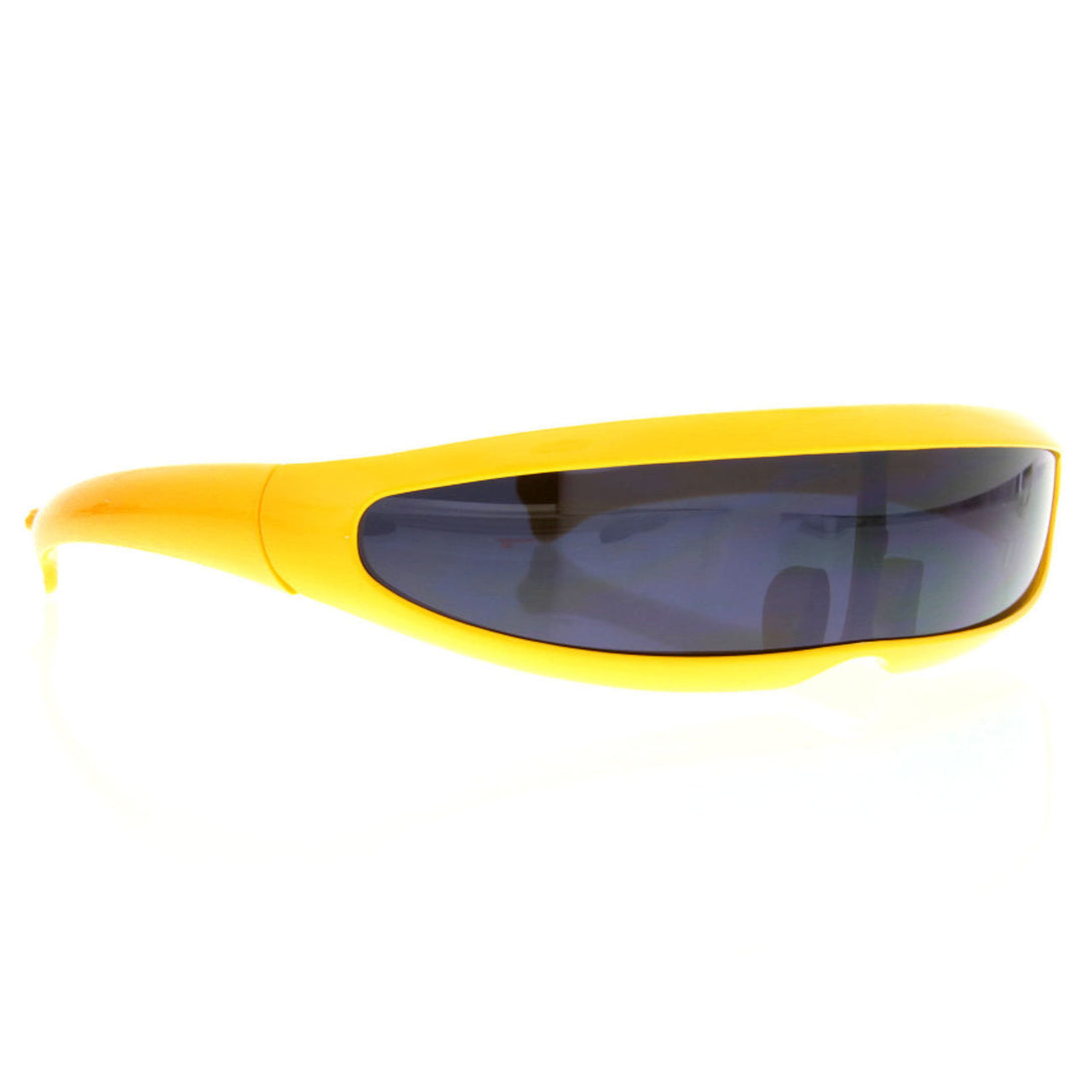Futuristic Cyclops Party Shield Visor Sunglasses - grinderPUNCH