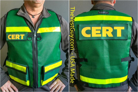 CERT 001 Reflective vest by The Vest Guy