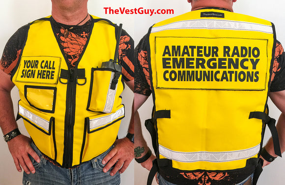 ARES RACES Safety Reflective Vest - Radio Vest – The Vest Guy