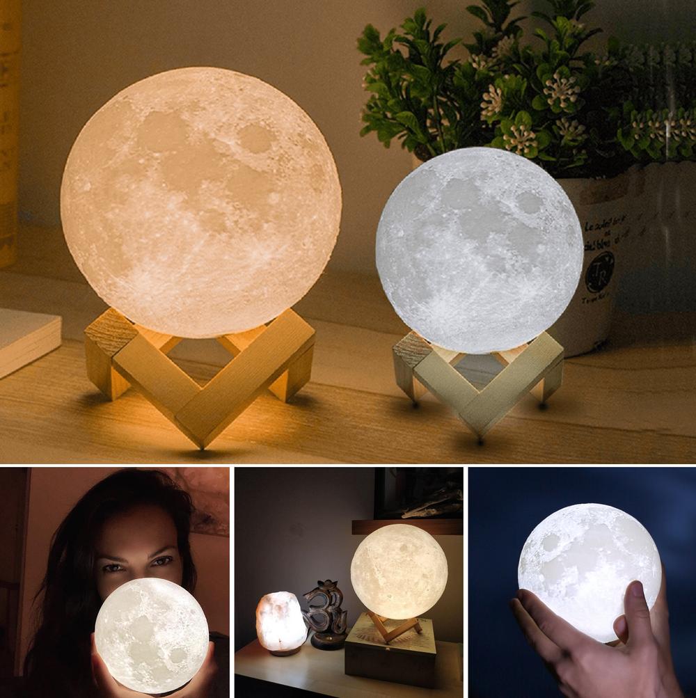 Ночник 3d Moon Lamp