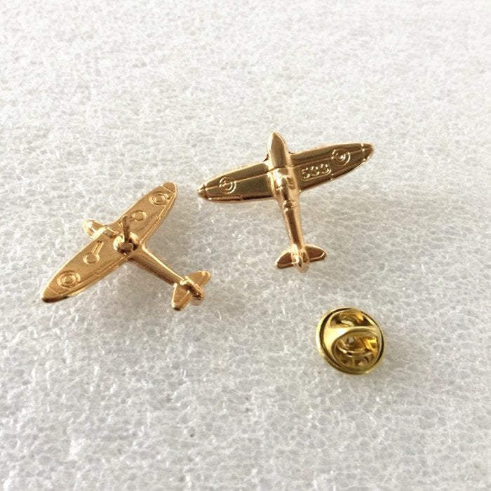 Gold Air Plane Lapel Pin Legacy Lapels
