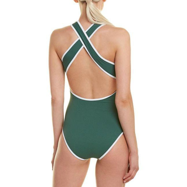 shoshanna high neck one piece swimsuit