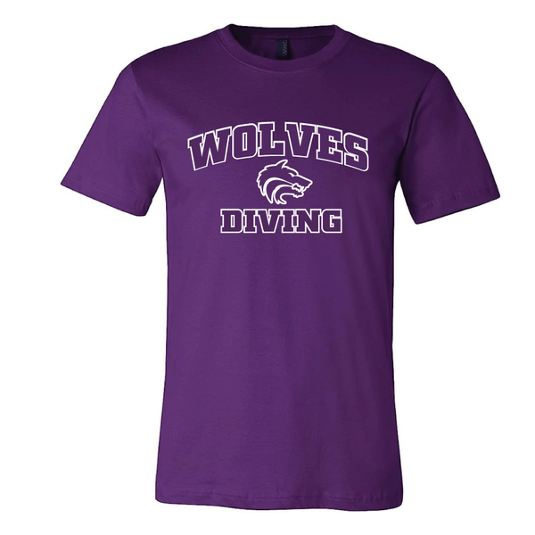 Timber Creek Dive Tee Purple - RYTE Sport