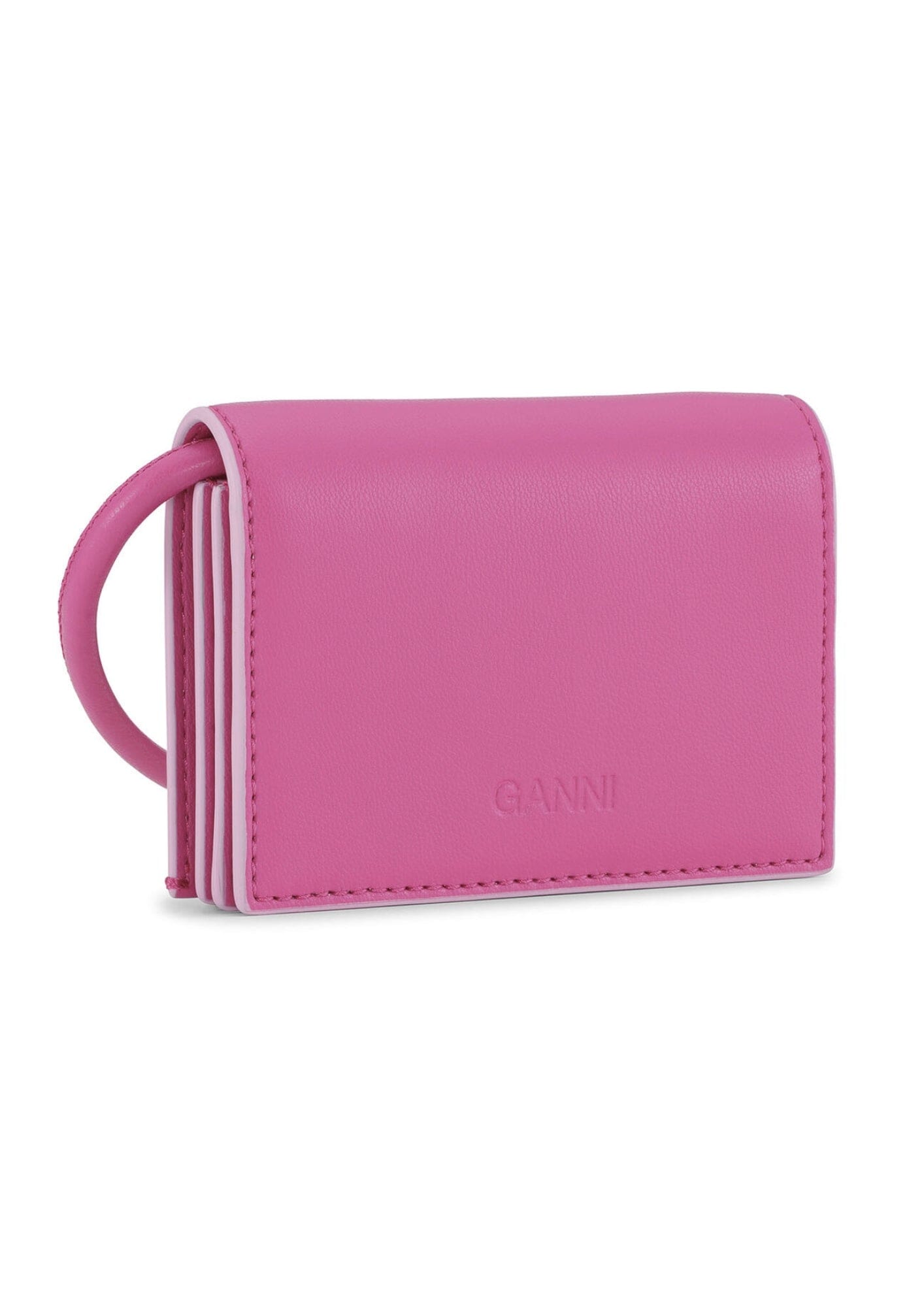 Ganni Bou Trifold Wallet / Caramel Cafe - Seletti Concept Store