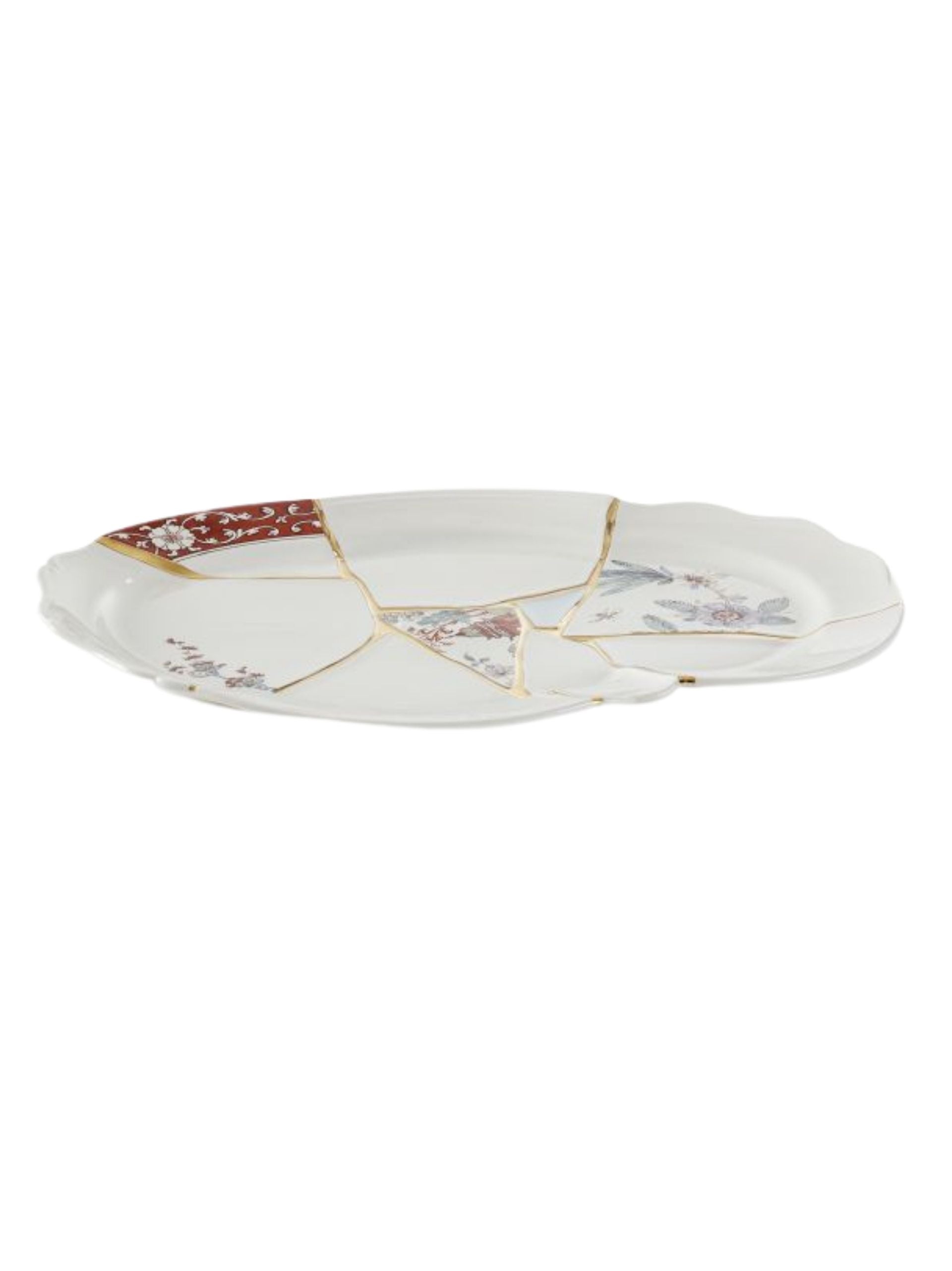 Kintsugi Soup Bowl N.2 Porcelain & Gold by Seletti