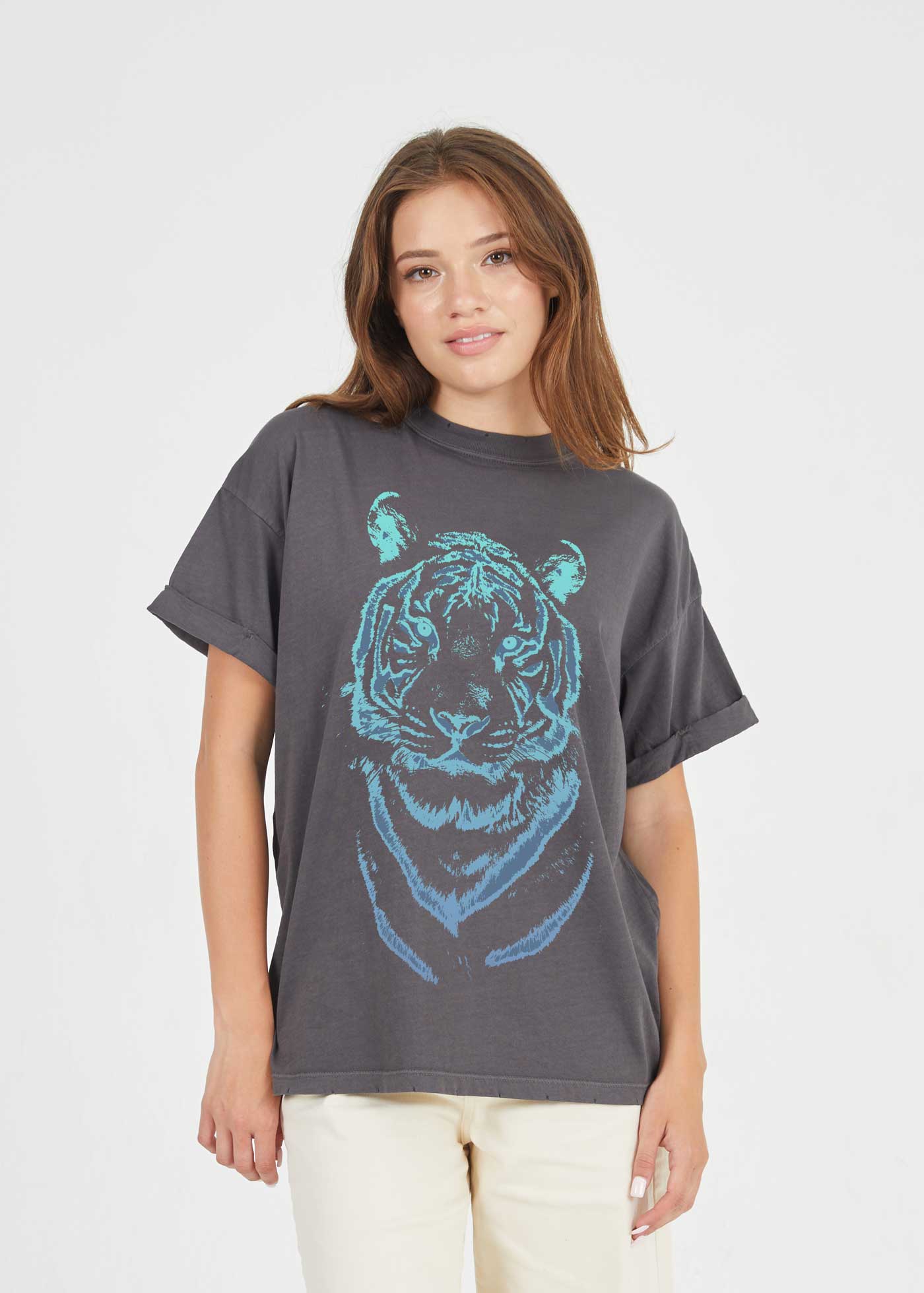 Women's Oversized Tiger Tee