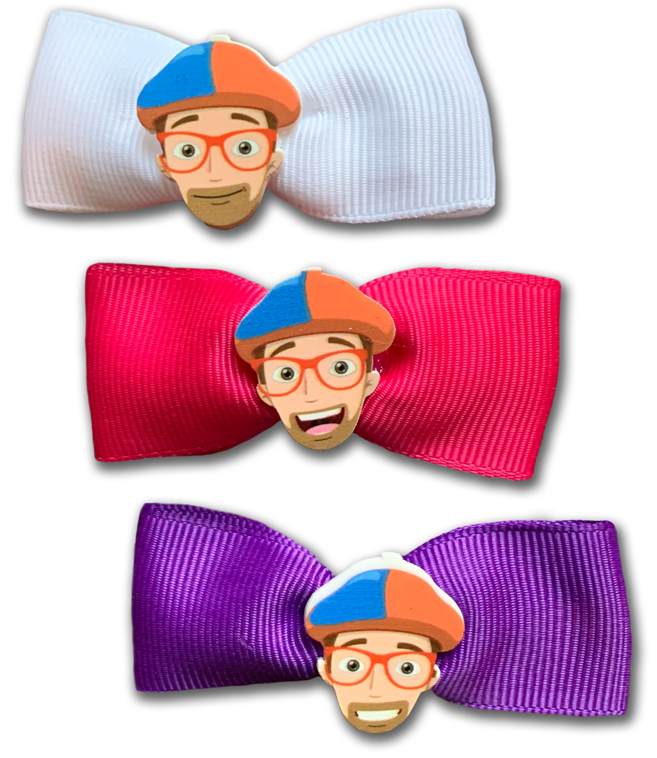 Blippi Hair Bows 3 Pack