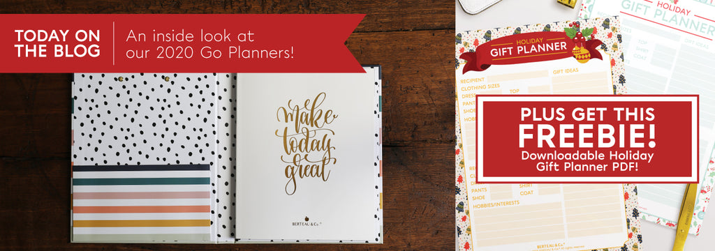 Inside Look at the Berteau and Co Go Daily Planners