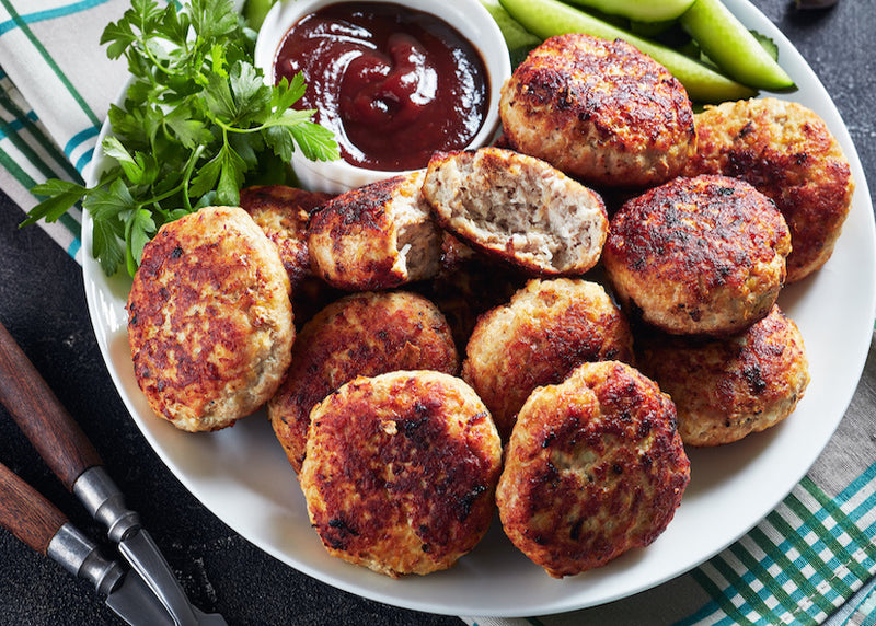 Apple Pork Rissoles