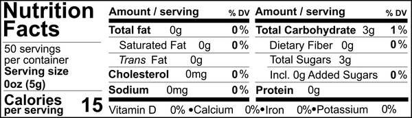 Tweed Real Food Nutritional Panel Classic Caramelised Splash Balsamic Vinegar