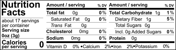 Tweed Real Food Nutritional Panel Cookies & Crumble Baking Blend 50g