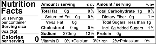 Tweed Real Food Nutritional Panel Smokey Cue Rub 180g