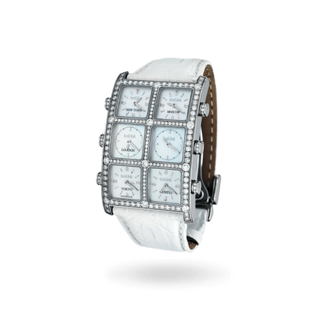 Ambassador 28ct. 6 Time Zone Watch | IceLink - IL