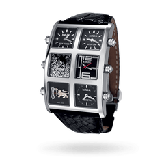 Ambassador 18K White Gold 6 Time Zone Watch | IceLink