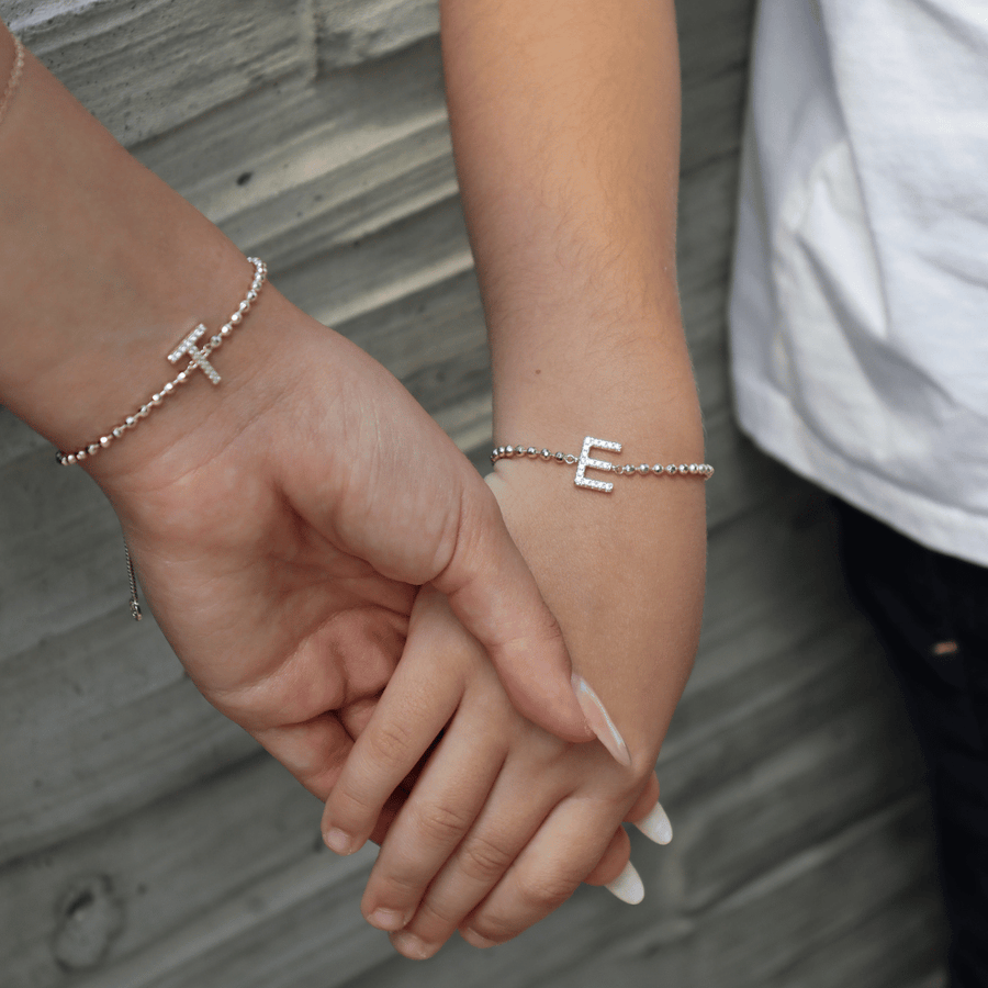 14K 'Paris' Diamond Cross Bracelet - IceLink