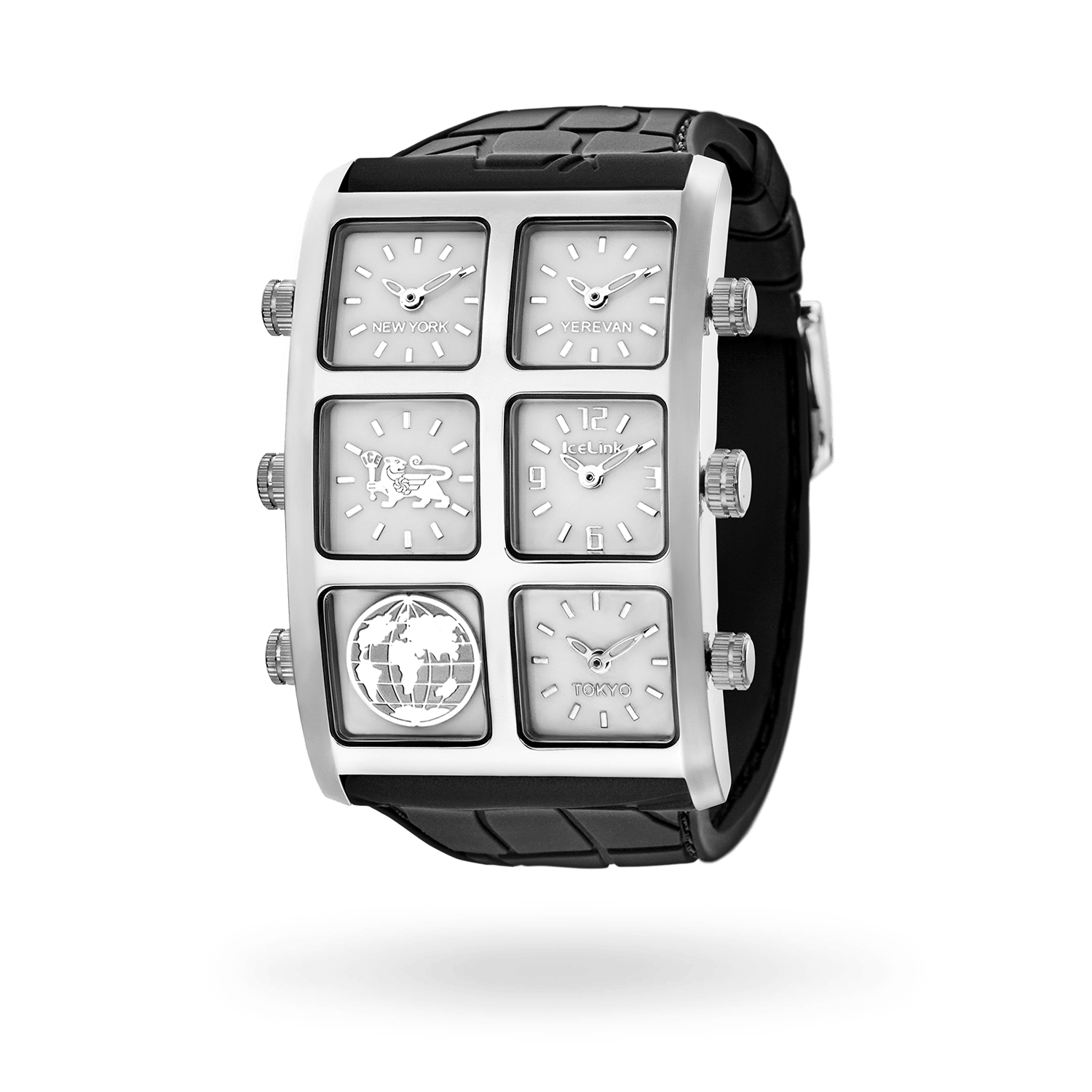 IceLink Generation 6TZ Zhu Multi-Time Zone Watch