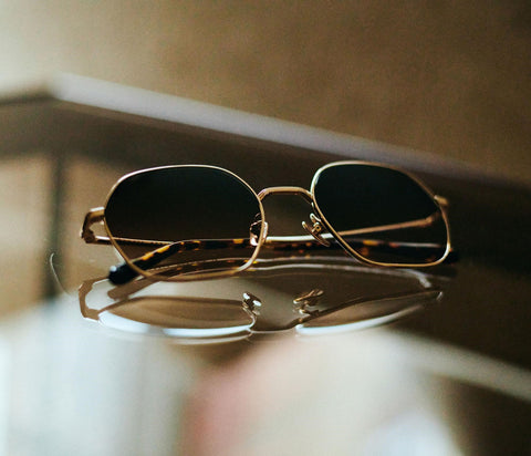 14K gold sunglasses