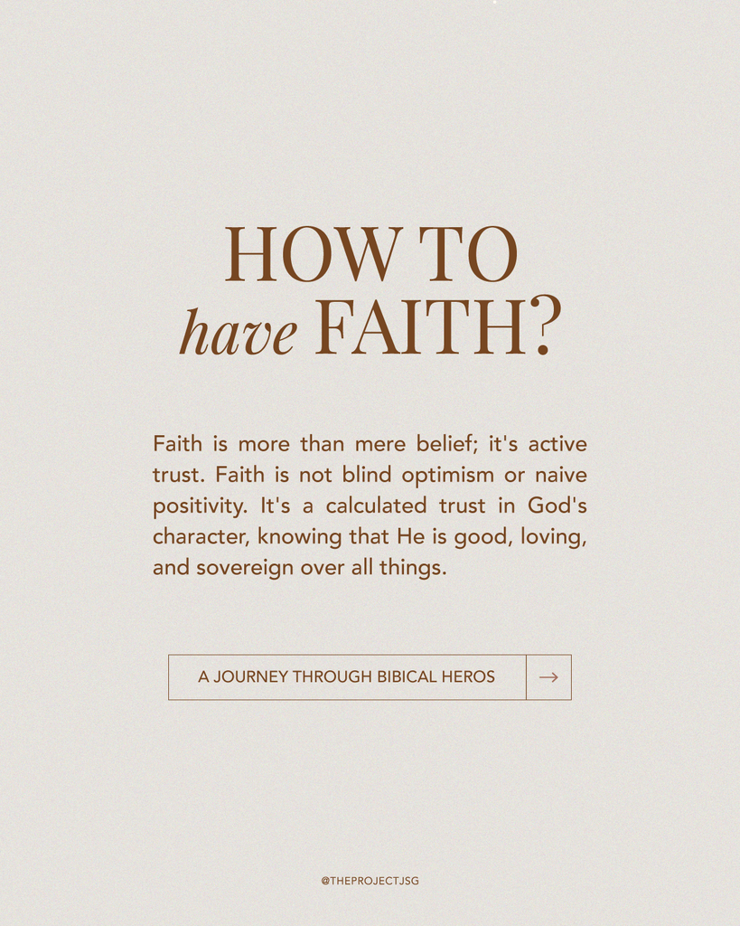 How to have faith?