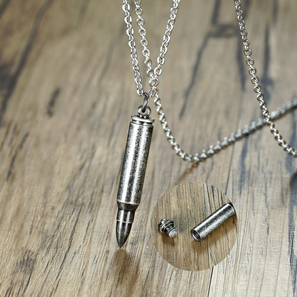 ash holder necklace for men