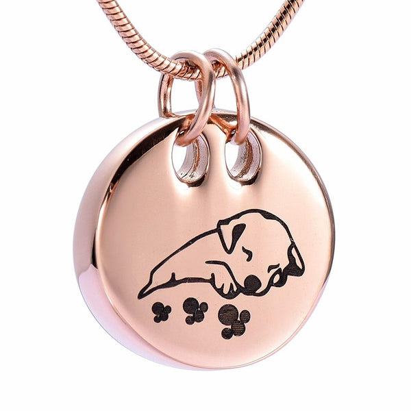 dog cremation urn necklace