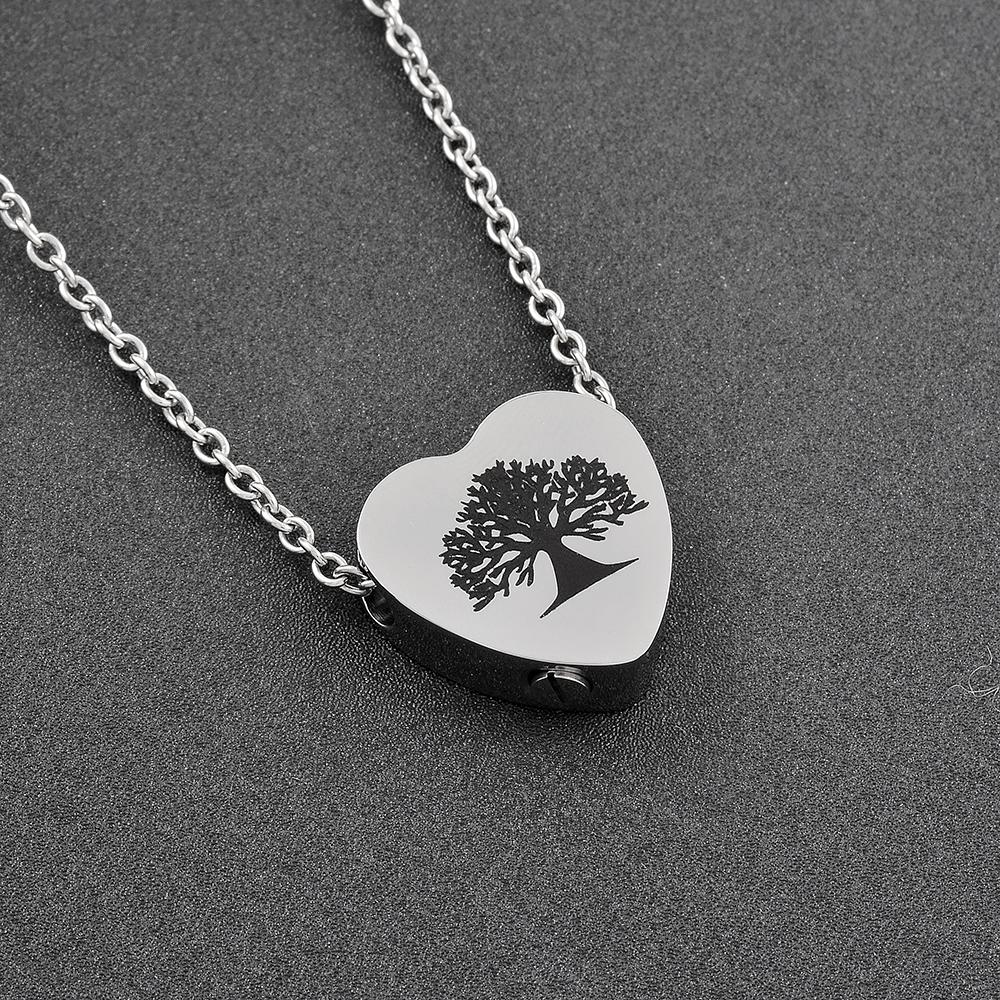 Gredstar Tree of Life Urn Necklace for Ashes Teardrop India