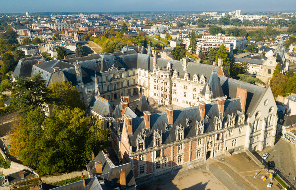 Vue aérienne du Château de Blois