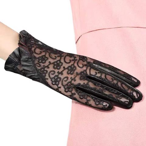 Leather Lace Glove