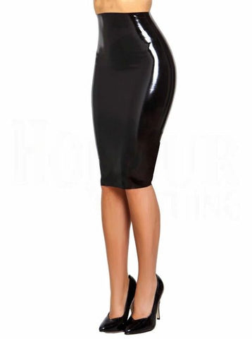 Latex High Waist Skirt