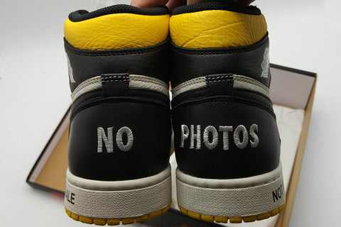 yellow not for resale jordan 1