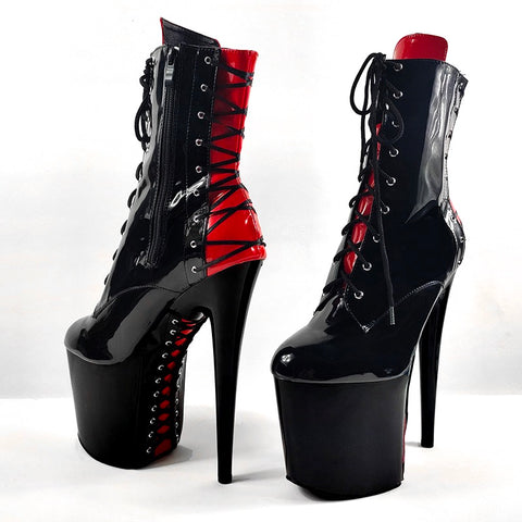 Platform Corset Lace Up Boots