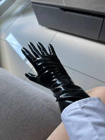 latex fetish gloves