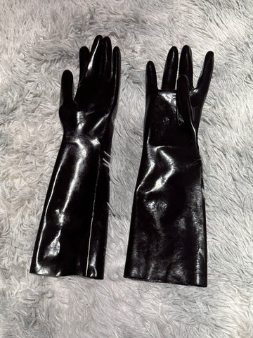 latex fetish gloves